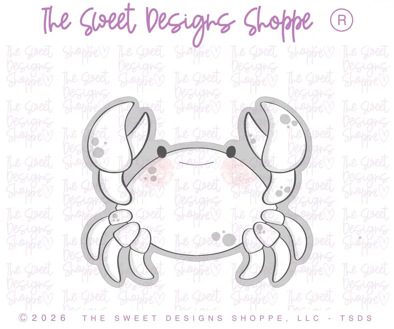 Traditional Shape Crab - Cookie Cutter