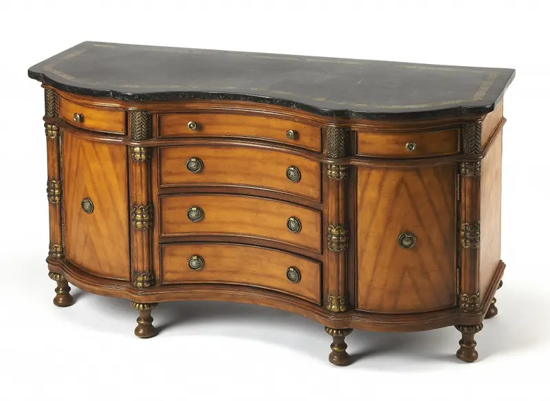 Traditional Style Wooden Credenza By Homeroots