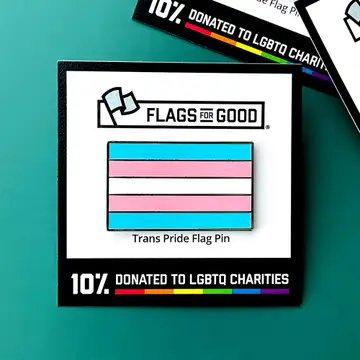 Trans Pride Flag Enamel Pin