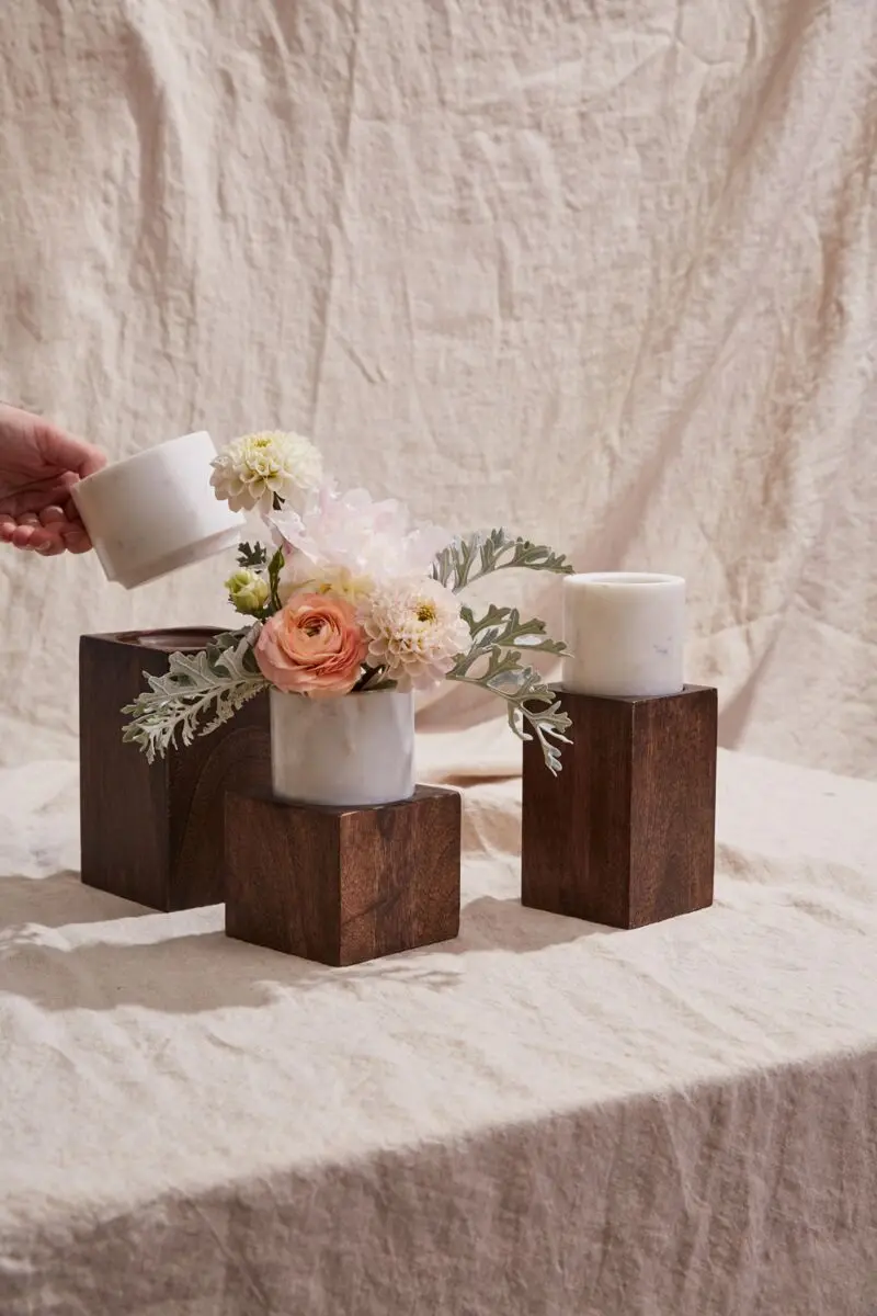 Treasure Pot with Pedestal 3.5"x 8.25" By Accent Decor