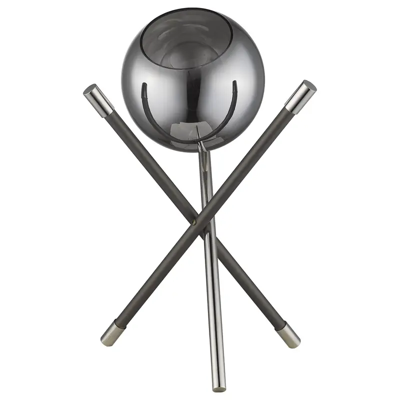 Trend Home 1-Light Polished Nickel Table Lamp By Homeroots - 399146