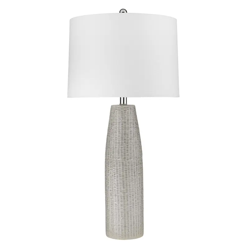 Trend Home 1-Light Polished Nickel Table Lamp By Homeroots - 399161