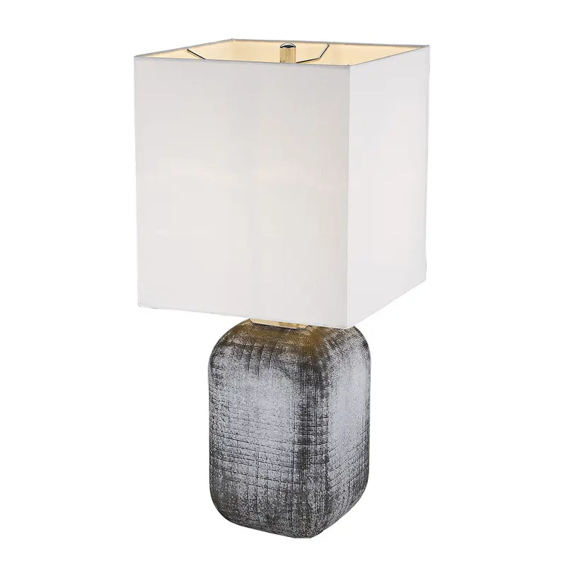 Trend Home 1-Light Polished Nickel Table Lamp By Homeroots - 399162