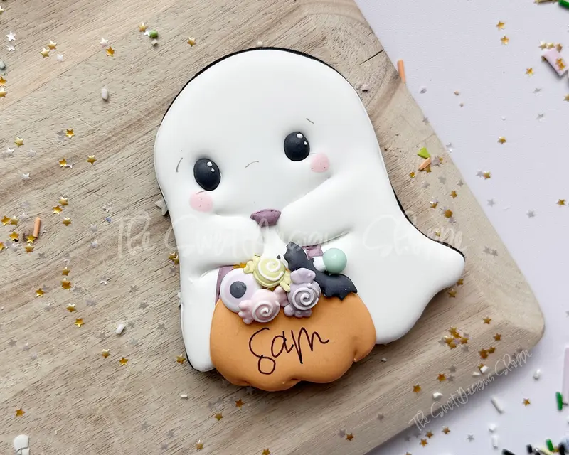 Trick or Treat Boo Ghost - Cookie Cutter