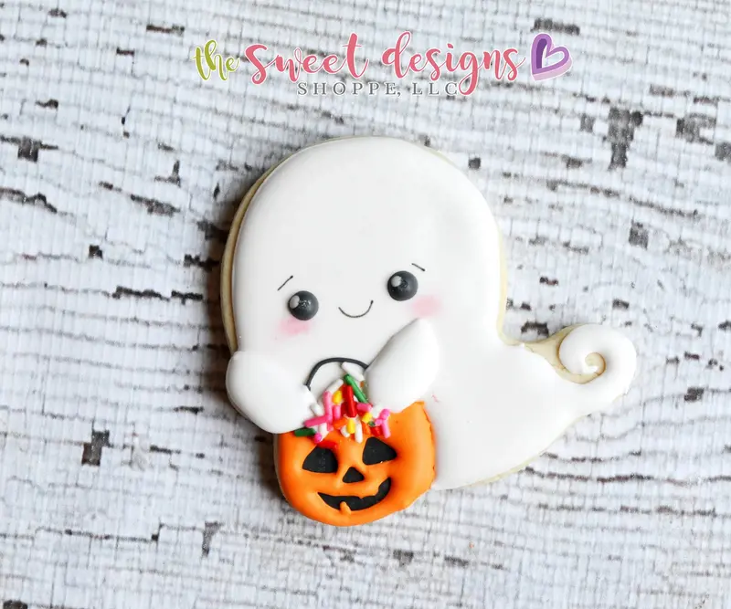 Trick or Treat Ghost - Cookie Cutter