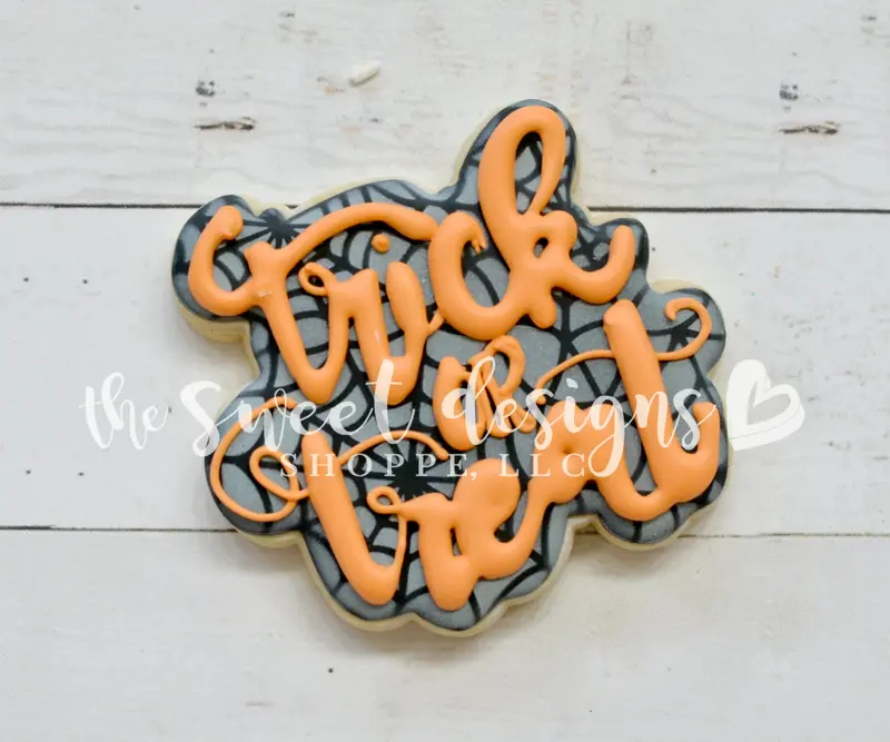 Trick or Treat Plaque - Cookie Cutter