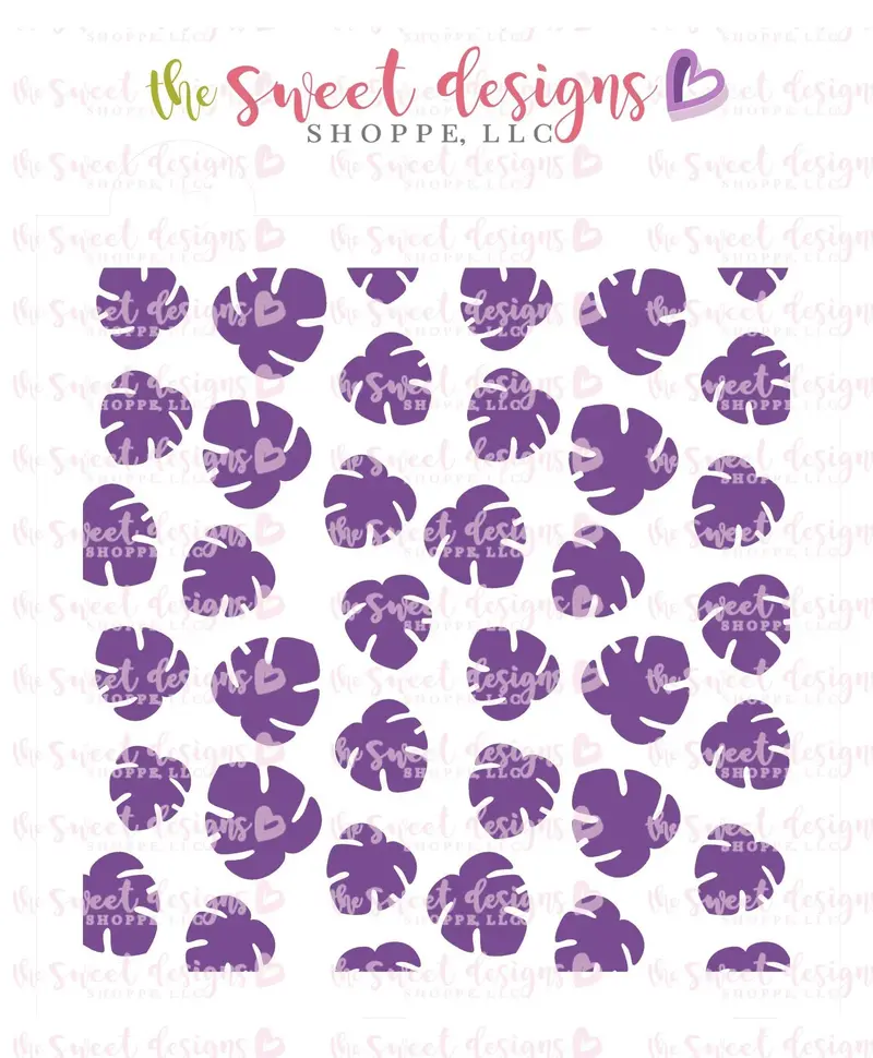 Tropical Leaf #2 Stencil