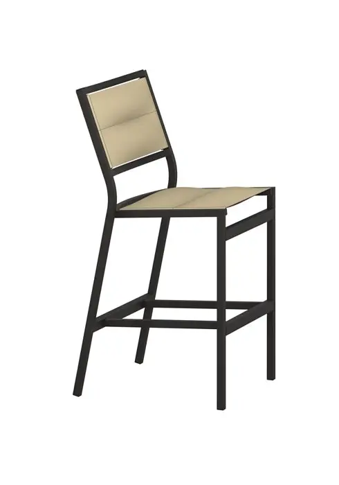 Tropitone Cabana Club Padded Sling Stationary Bar Stool, 30"