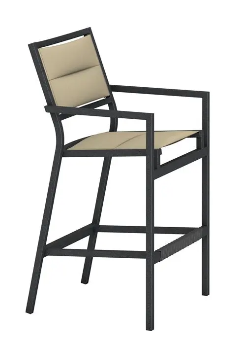 Tropitone Cabana Club Padded Sling Stationary Bar Stool - Grade B