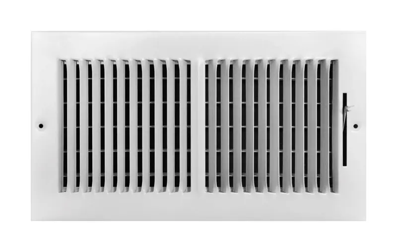Tru Aire 6 in. H X 12 in. W 2-Way Powder Coat White Steel Wall/Ceiling Register - Open Box