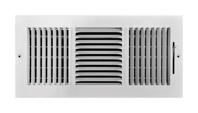 Tru Aire 6 in. H X 14 in. W 3-Way Powder Coat White Steel Wall/Ceiling Register - Open Box