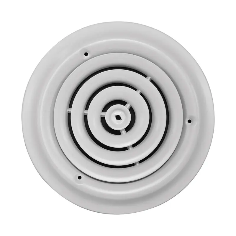 Tru Aire 8 in. H X 8 in. W Powder Coat White Steel Ceiling Diffuser - Deal of The Week