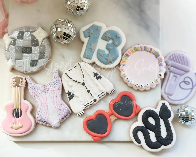 TS Tour Set - Set of 9 - Cookie Cutters