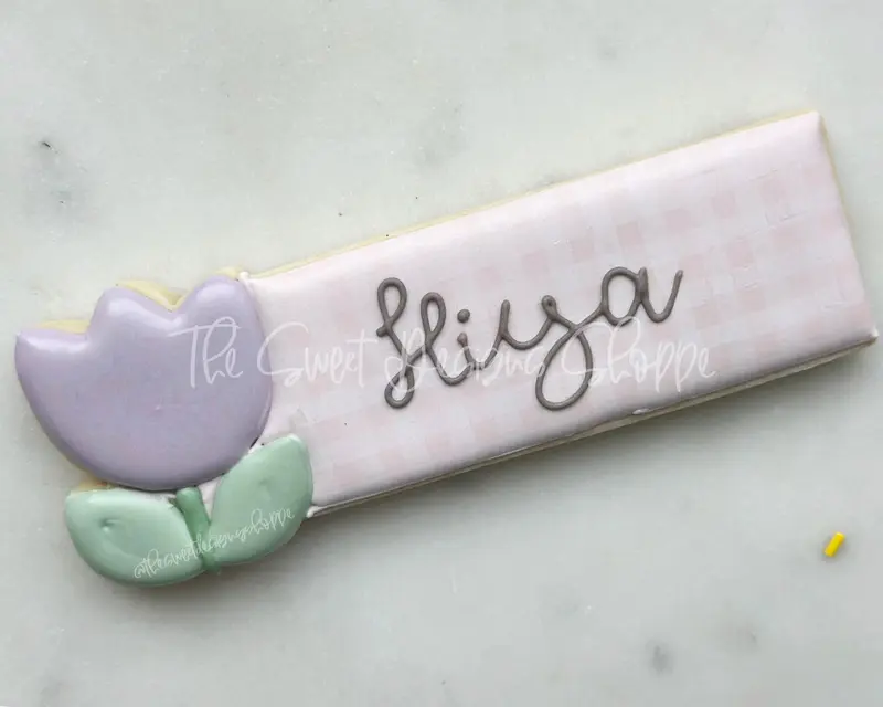 Tulip Tag - Cookie Cutter