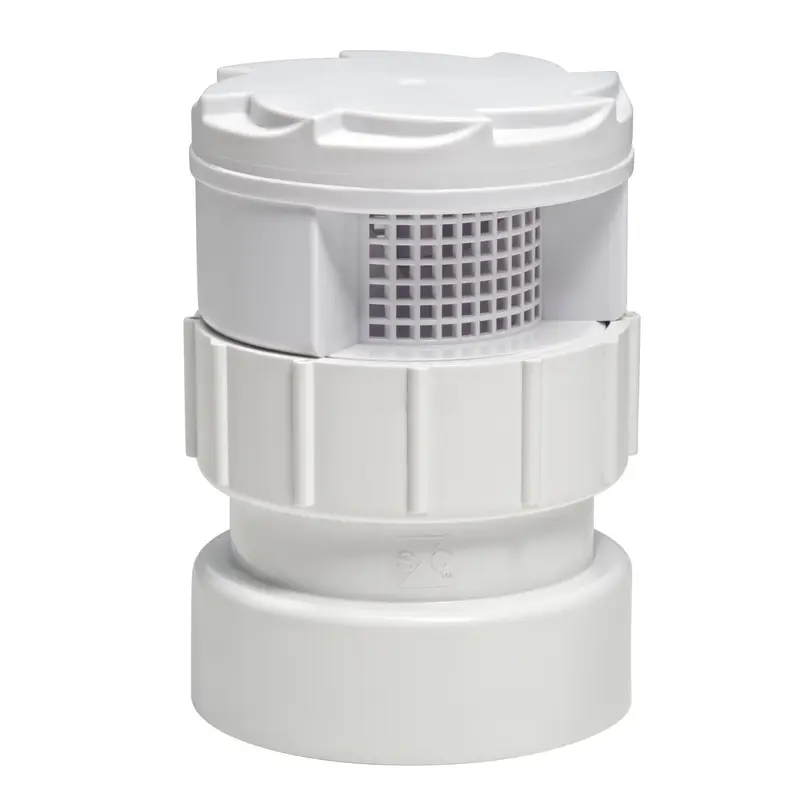 TurboVent 250 Series Schedule 40 1-1/2 in. Hub x 2 in. Dia. Hub PVC Air Admittance Valve - Open Box