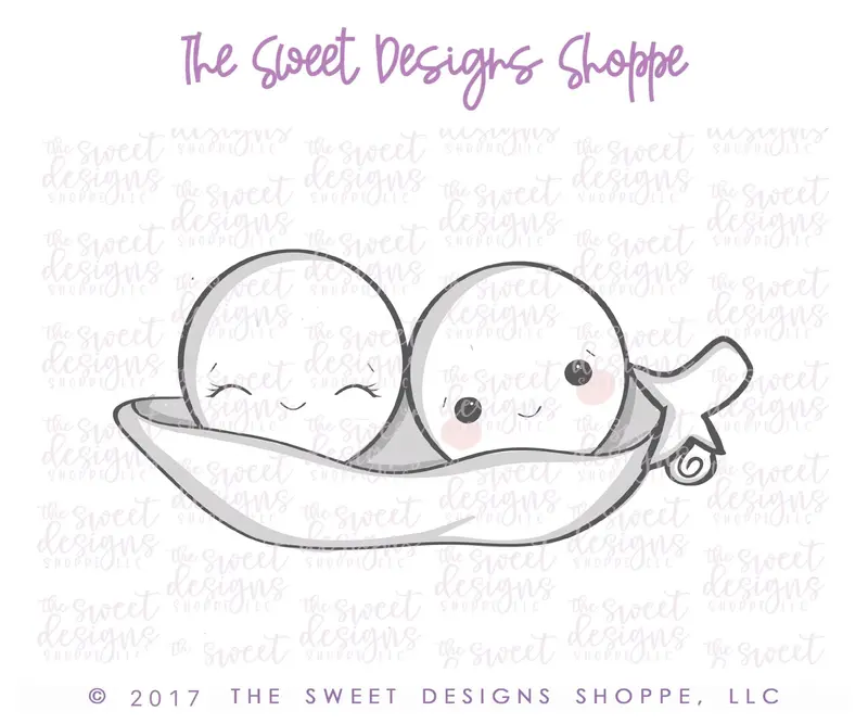 Two Peas in a Pod v2- Cookie Cutter