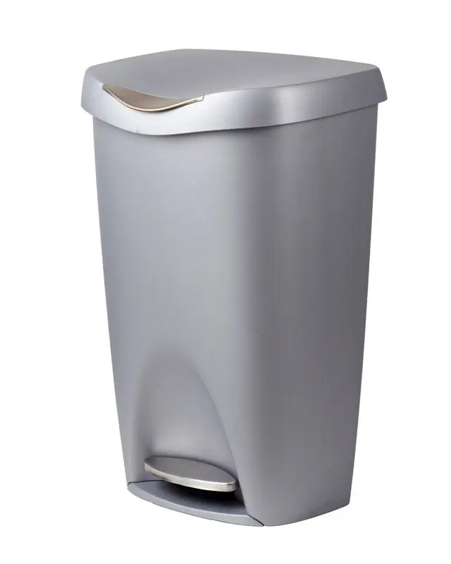 Umbra Brim 13 gal Gray Plastic Step On Wastebasket - Deal of The Week