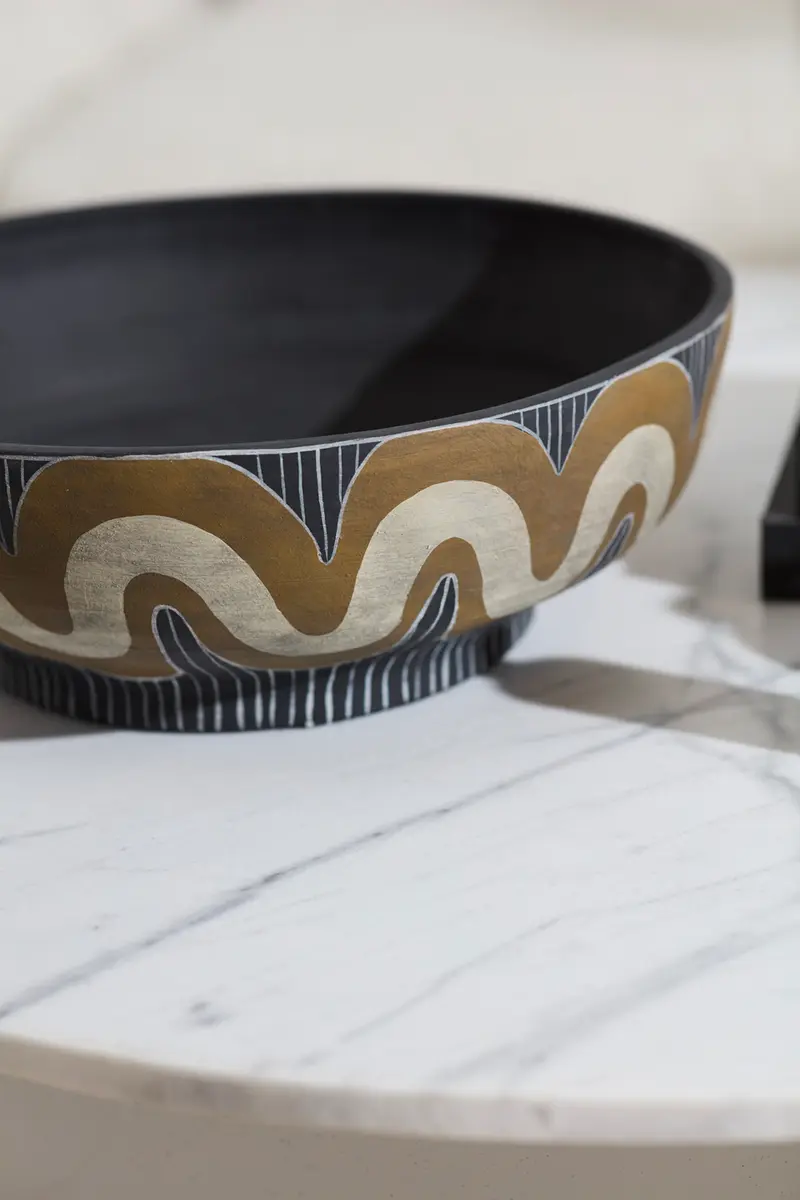Undula Bowl By Accent Decor