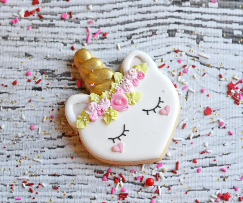 Unicorn Heart - Cookie Cutter