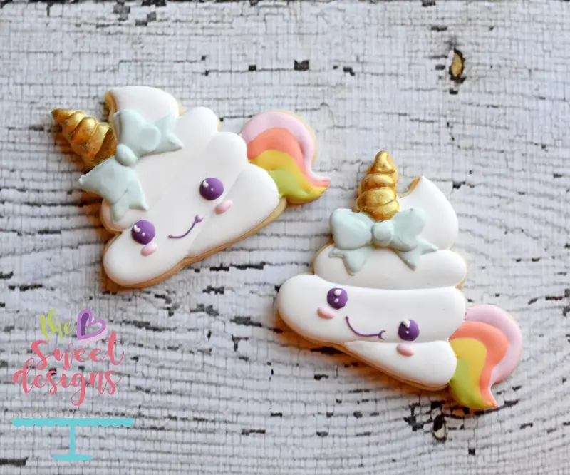 Unicorn Poop v2- Cookie Cutter