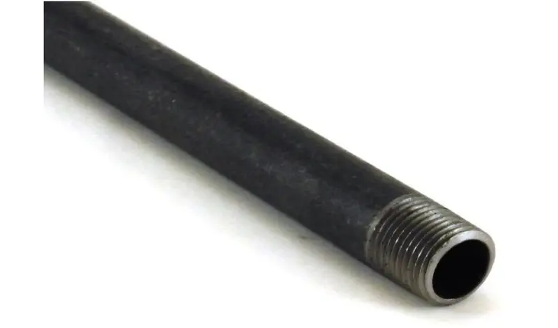 United Pipe & Steel Import 1-1/2 in. D X 10 ft. L Black Steel Pipe