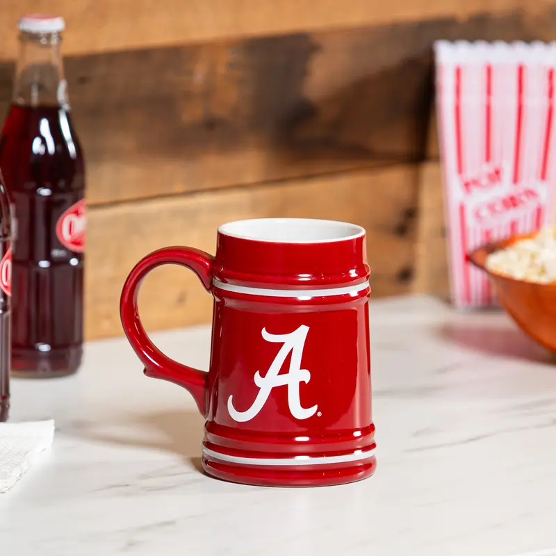 University of Alabama Ceramic Stein Cup, 24oz