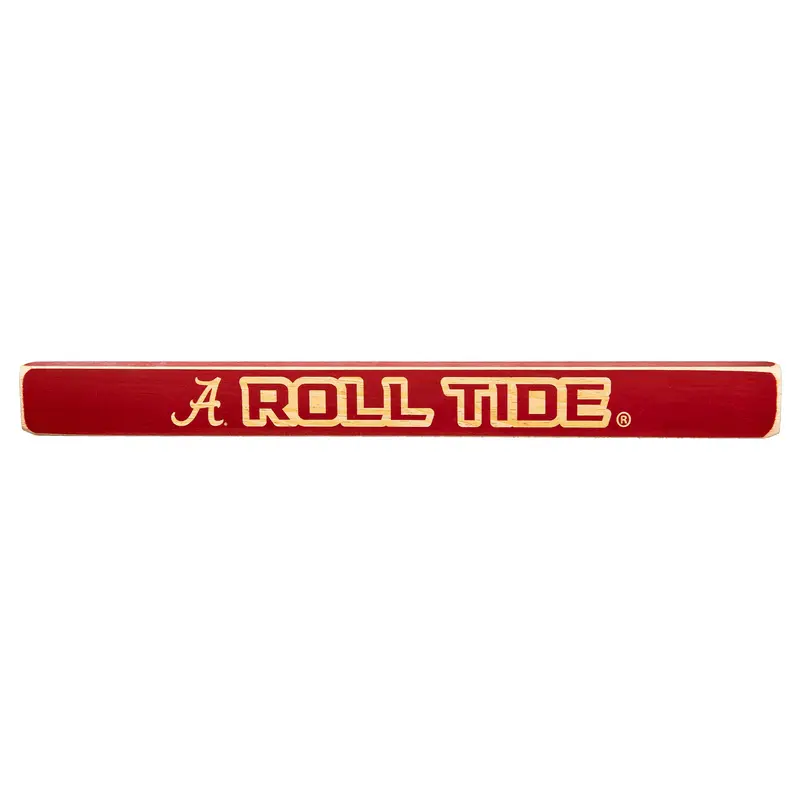 University of Alabama Engraved Wood Sign, 1.5" x 18"