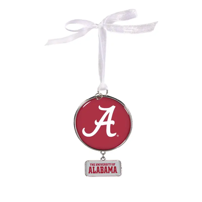 University of Alabama Shaped Metal Ornament