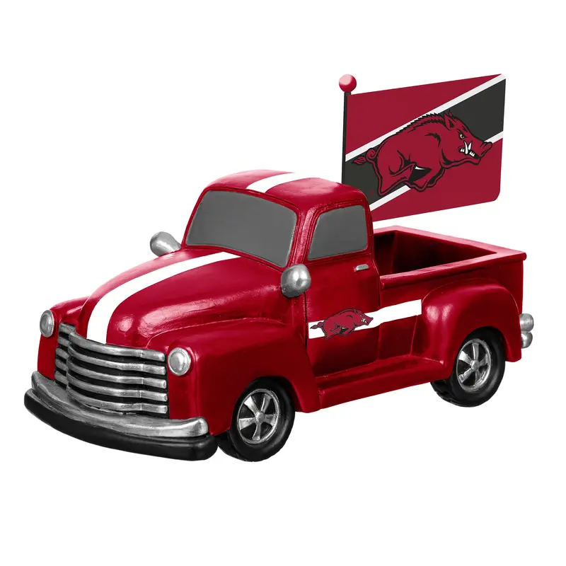 University of Arkansas Rally Truck Statue