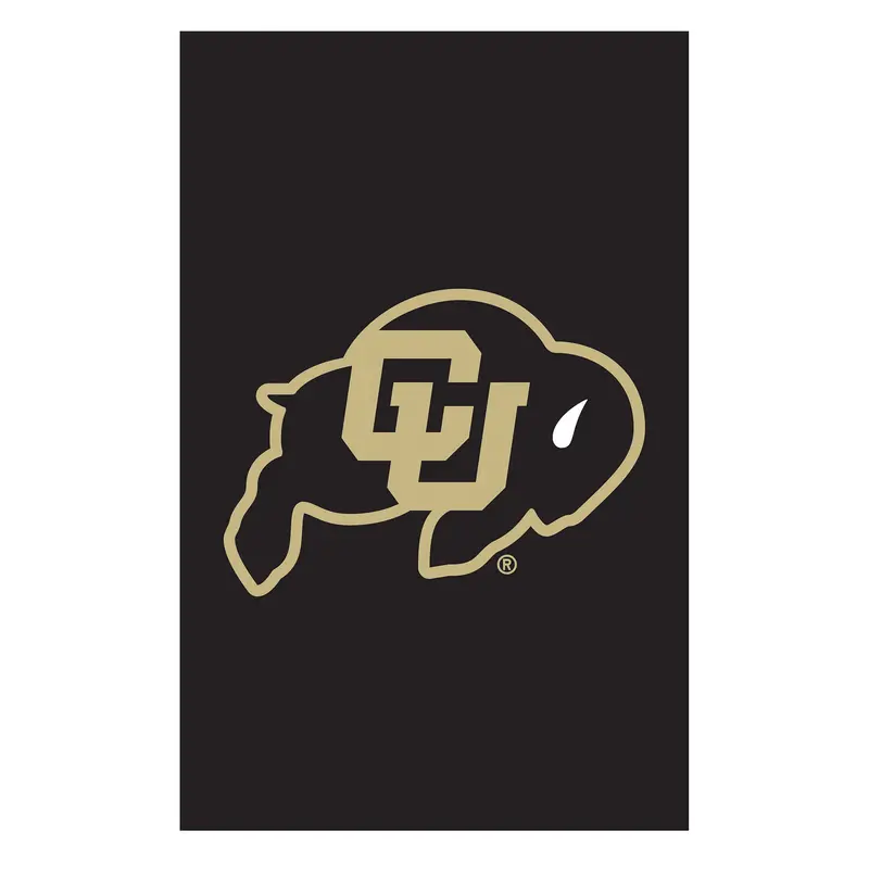 University of Colorado Applique House Flag