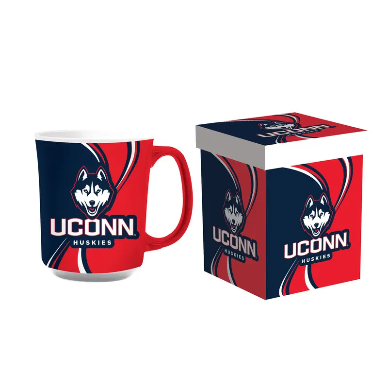 University of Connecticut, 14oz Ceramic with Matching Box,3rca936