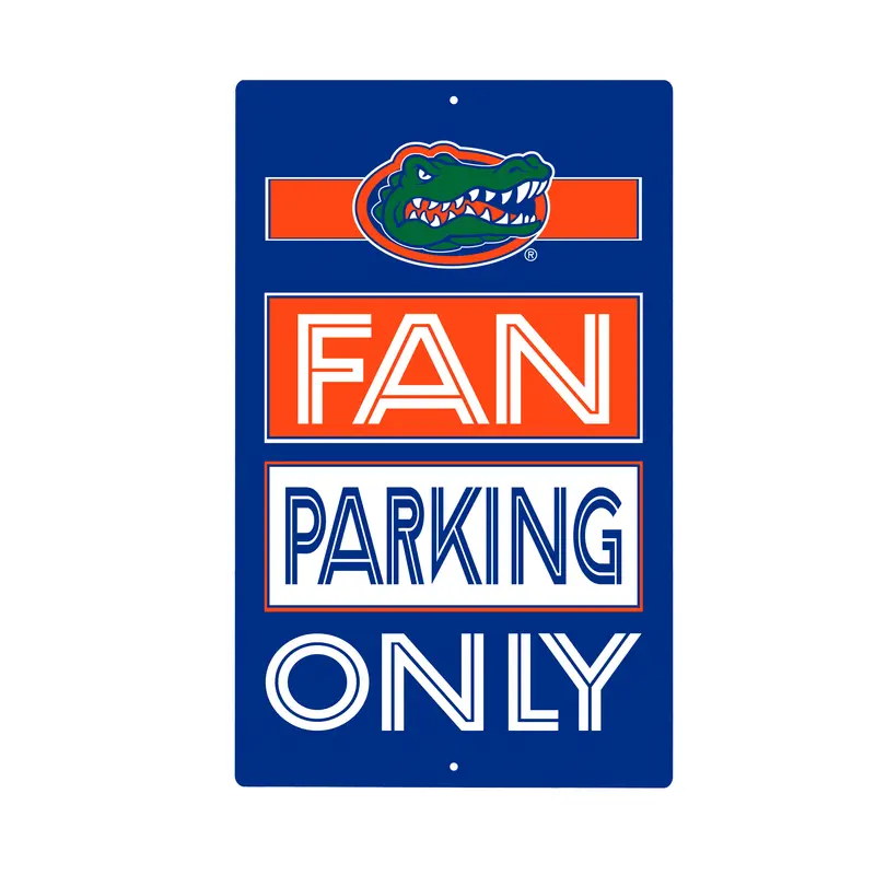 University of Florida Fan Parking USA Metal Wall Sign, 7.5" x 11.5"