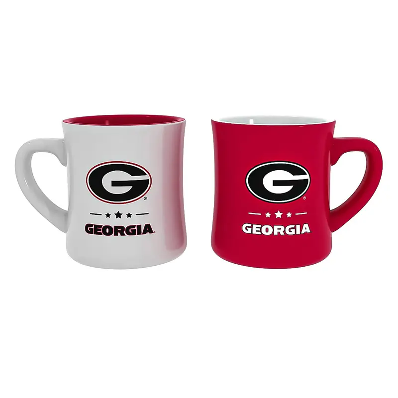 University of Georgia 10oz Ceramic Cup Set, 2pc