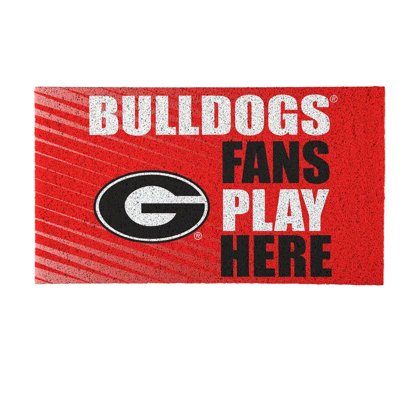 University of Georgia Fan PVC Mat, 28"x16"