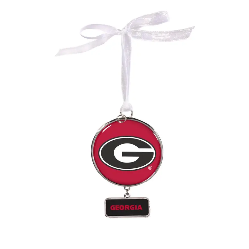 University of Georgia Shaped Metal Ornament