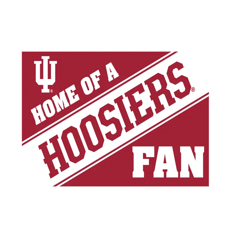 University of Indiana, PVC Mat COLOR, Home of a Fan