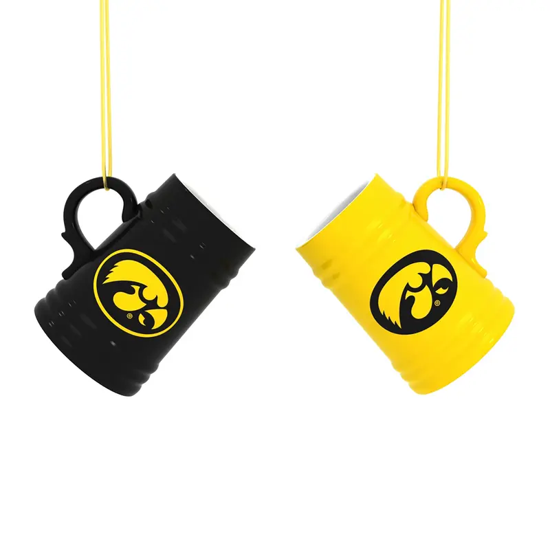 University of Iowa Ceramic Mini Stein, 3oz, set of 2