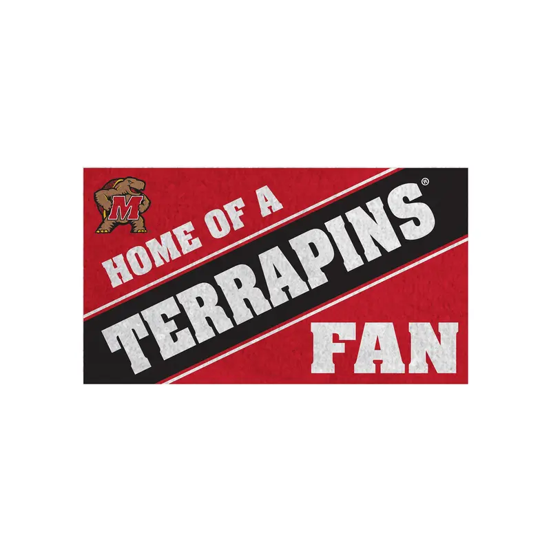 University of Maryland, PVC Mat COLOR, Home of a Fan