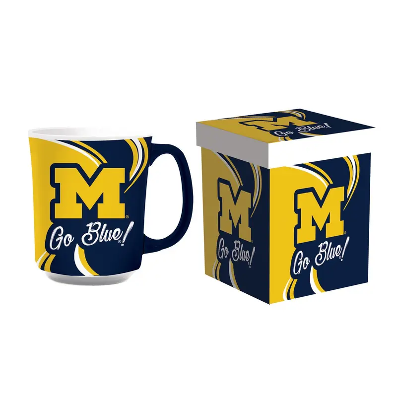 University of Michigan, 14oz Ceramic with Matching Box,3rca920