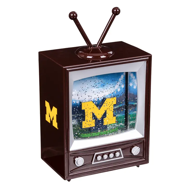University Of Michigan Vintage TV Water Lantern