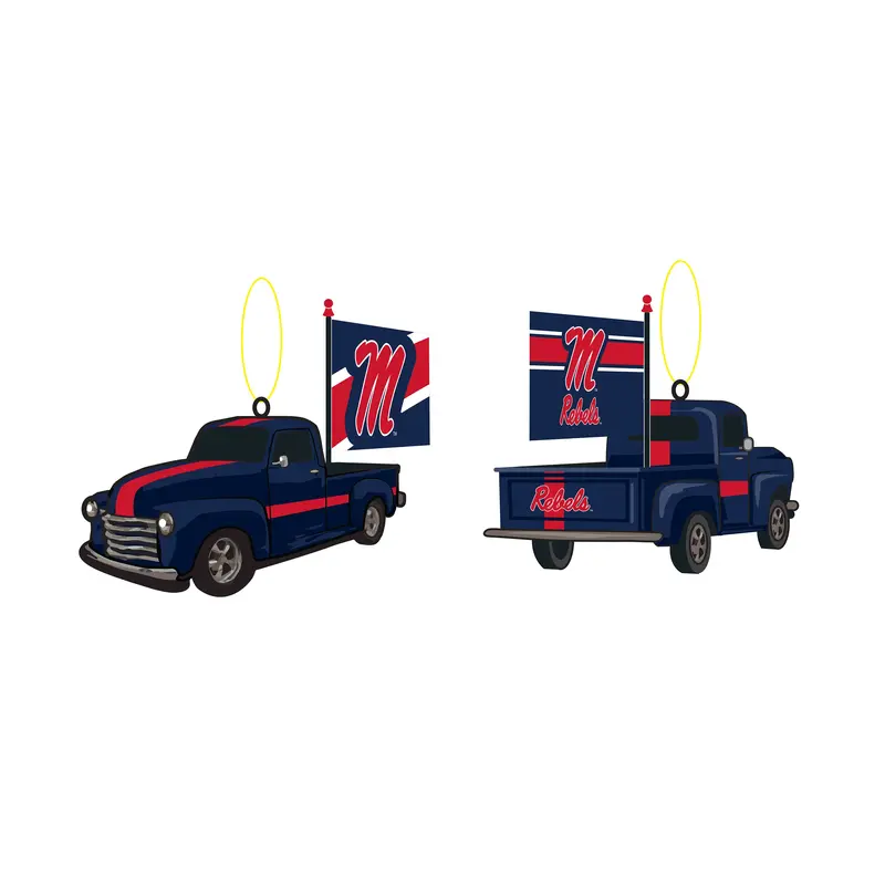 University of Mississippi Rally Truck Ornament