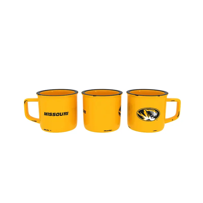 University of Missouri Ceramic Camp Cup with Enamel Finish, 14oz