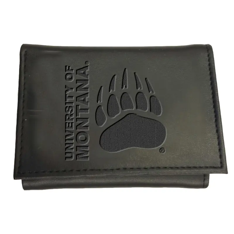 University of Montana, Tri-Fold Wallet, Black