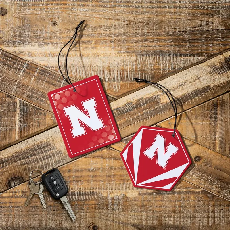 University of Nebraska Air Freshener, Set of 2