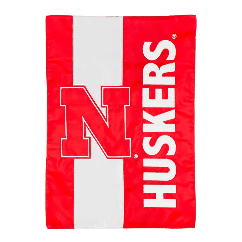 University of Nebraska, Embellish Reg Flag,15sf949