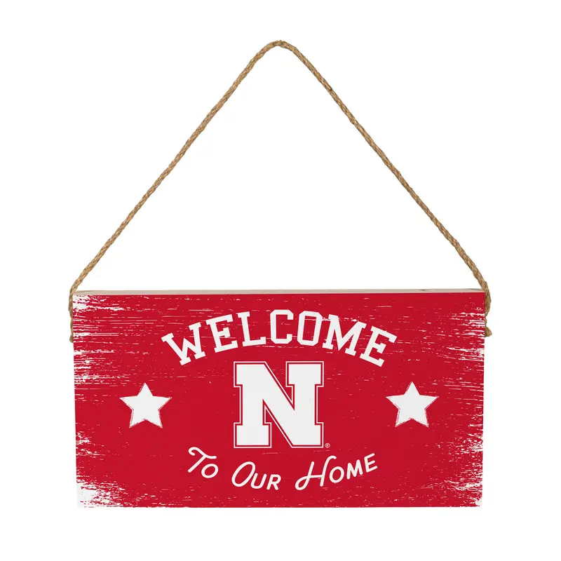 University of Nebraska Wood Wall Sign, 6x11