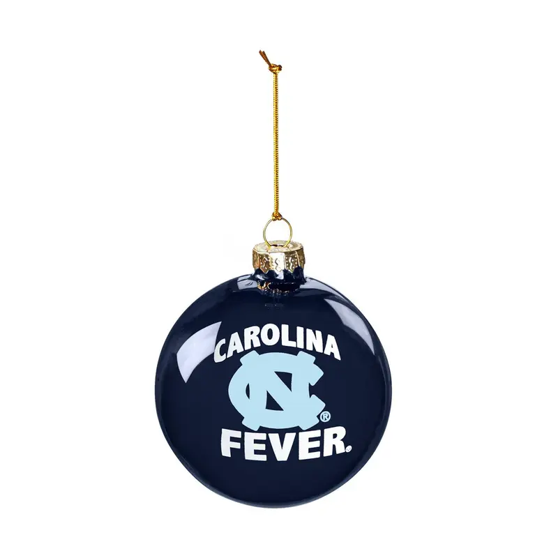 University of North Carolina Blown Glass Ornament