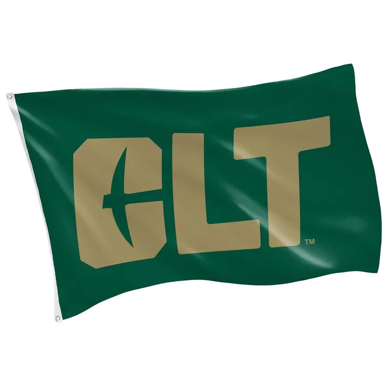 University of North Carolina, Charlotte Single Sided Flag w/ 2 Grommets, 3'x5'