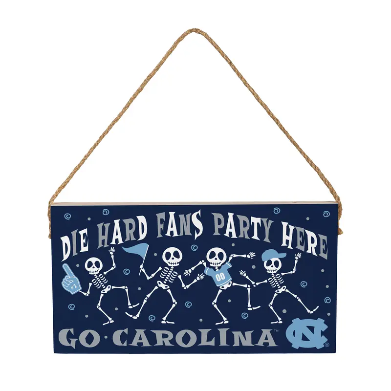 University of North Carolina Halloween Wood Wall Sign, 6x11