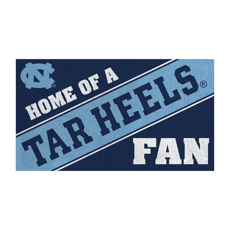 University of North Carolina, PVC Mat COLOR, Home of a Fan